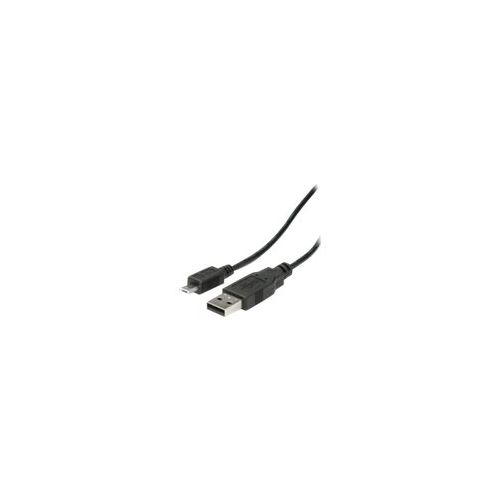 Roline - USB-Kabel - USB (M) bis Micro-USB Type B (M) - USB 2.0 - 80 cm - Schwarz