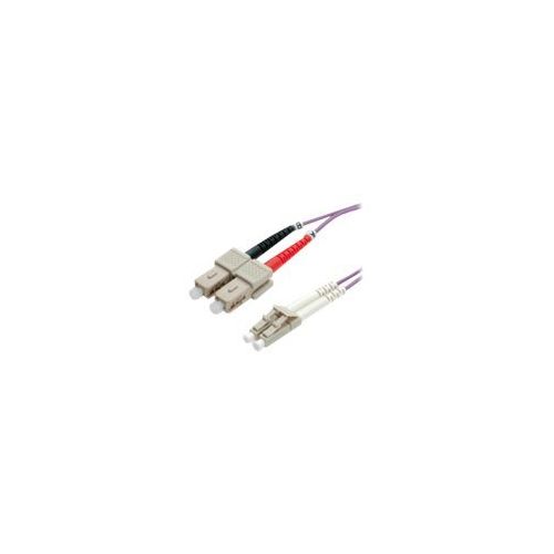 Roline LWL - Patch-Kabel - LC Multi-Mode (M) bis SC multi-mode (M) - 2 m - Glasfaser - 50/125 Mikrometer