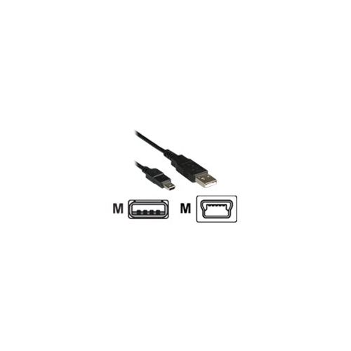 Roline - USB-Kabel - USB (M) bis Mini-USB, Typ B (M) - USB 2.0 - 1.8 m - Schwarz