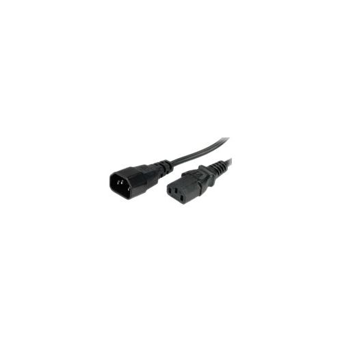 Roline Monitor Power Cable - Stromkabel - IEC 320 EN 60320 C13 bis IEC 320 EN 60320 C14 - Wechselstrom 250 V - 50 cm - geformt