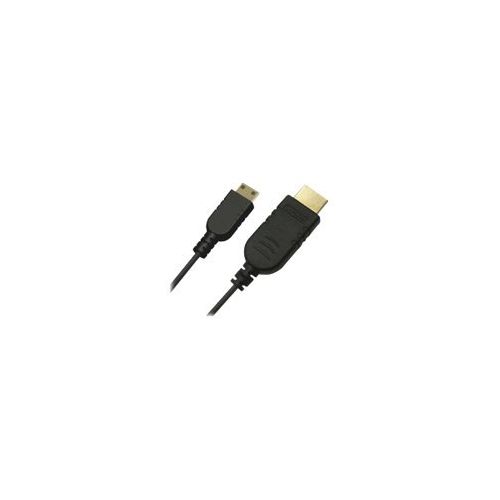 Roline Slim HDMI High Speed Cable with Ethernet - HDMI mit Ethernetkabel - HDMI (M) bis mini HDMI (M) - 1.2 m - abgeschirmt - Schwarz