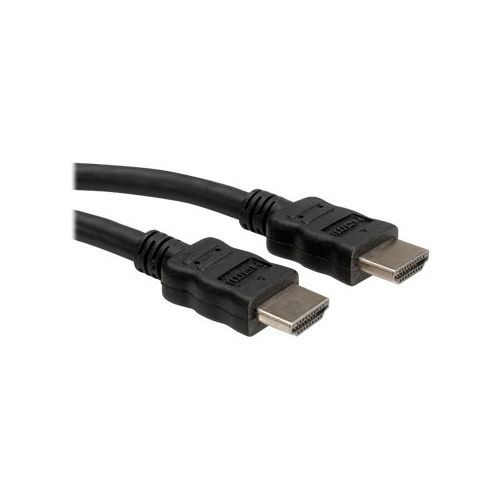 Roline - HDMI mit Ethernetkabel - HDMI (M) bis HDMI (M) - 1 m - abgeschirmt - Schwarz