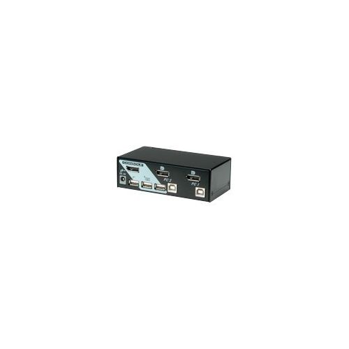 ROLINE - KVM-/USB-Switch - USB - 2 x KVM / USB - 1 lokaler Benutzer - Desktop