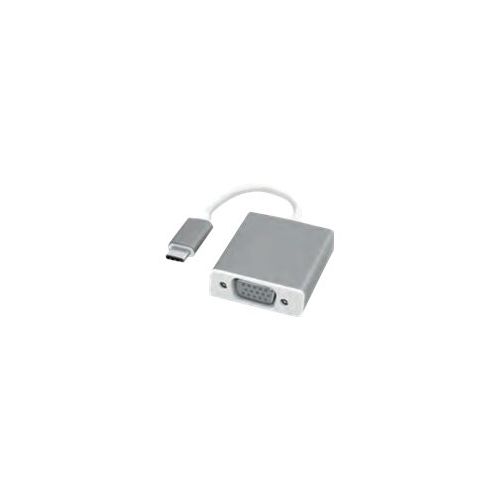 Roline - Externer Videoadapter - USB Type-C - VGA - Aluminium