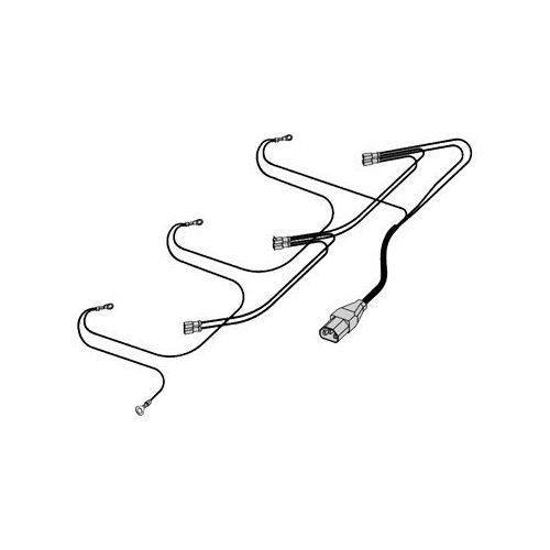 Schroff - Netzsplitter für Lüfter - interne Stromversorgung, 2-polig (W) bis IEC-Anschluss (M) - für P/N: 21236-092