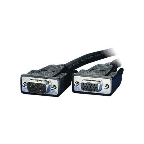 Roline - VGA-Verlängerungskabel - HD-15 (M) bis HD-15 (W) - 20 m - geformt, Flügelschrauben