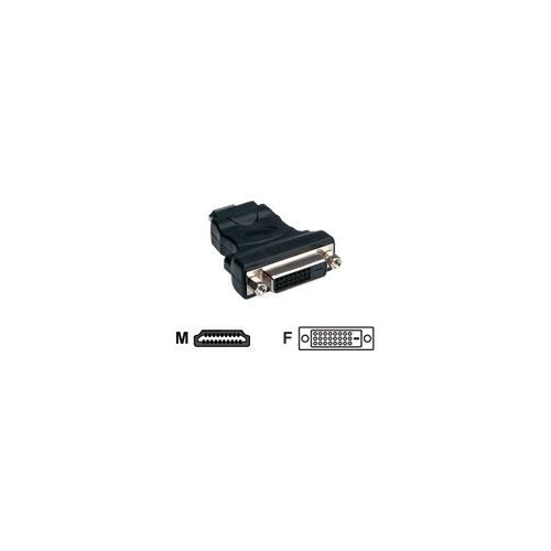 Roline - Videoanschluß - HDMI (M) bis DVI-D (W) - Schwarz