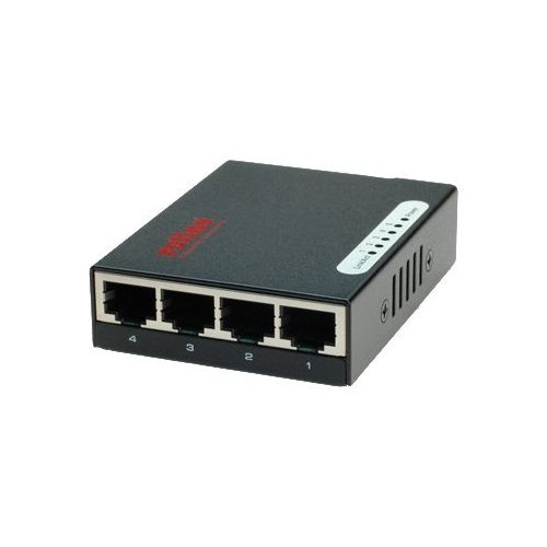 ROLINE Pocket Fast Ethernet Switch - Switch - nicht verwaltet - 5 x 10/100 - Desktop