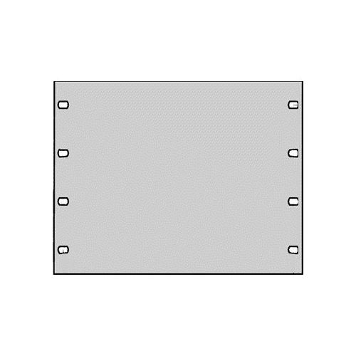 Schroff - Rackpaneel - Vorderseite - RAL 7035 - 1U - 48.3 cm (19
