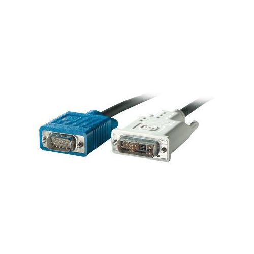 VALUE - Videokabel - HD-15 (M) bis DVI-A (M) - 5 m - Flügelschrauben - Schwarz