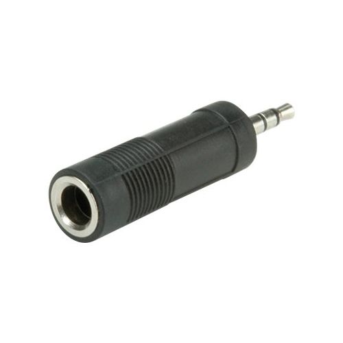 Roline - Audio-Adapter - stereo mini jack (M) bis Stereo-Stecker (W) - Schwarz