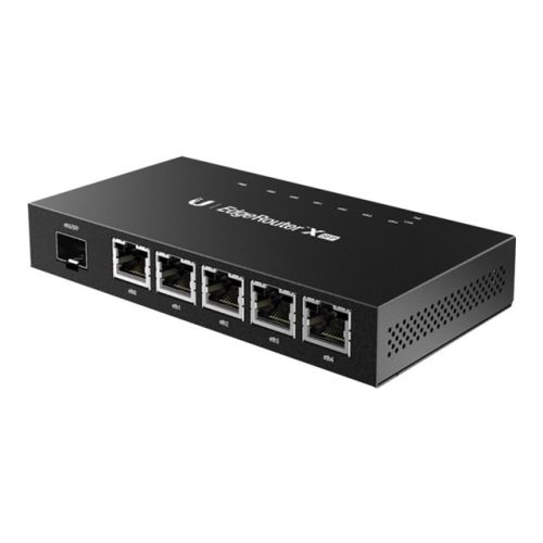 Ubiquiti ER-X-SFP Edge Router X 5-Port 24V Passive PoE, 1GB SFP Port