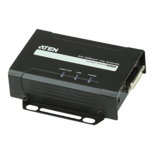 ATEN VanCryst VE601 DVI HDBaseT-Lite Extender, Receiver - Video Extender - HDBaseT - bis zu 70 m
