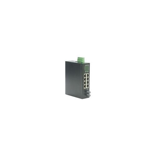 ROLINE Industrie - Switch - nicht verwaltet - 7 x 10/100 + 1 x 100Base-FX + 1 x Shared 100Base-FX - an DIN-Schiene montierbar