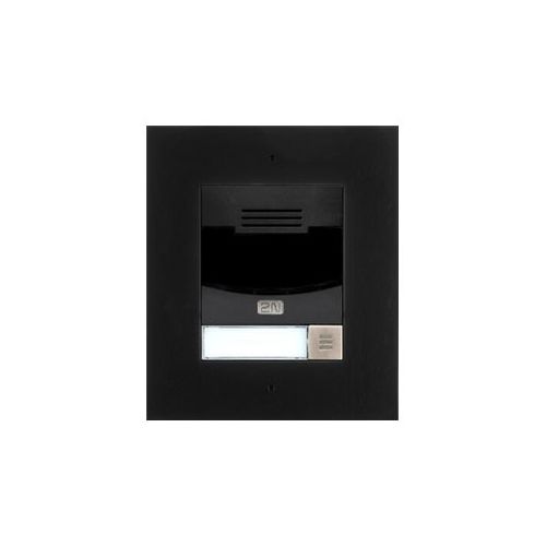2N IP Solo Flush Black Netzwerk Türstation