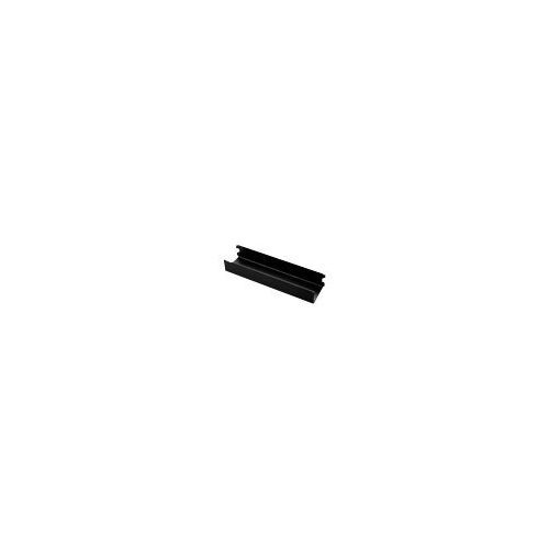Hoffman Cable Trough - Rack-Kabelführungsplatte (horizontal) - RAL 9005, Black Powder Coat - 2U - 48.3 cm (19
