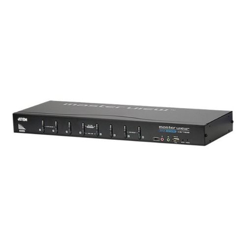 ATEN CS1768 - KVM-/Audio-/USB-Switch - USB - 8 x KVM/Audio - 1 lokaler Benutzer - an Rack montierbar