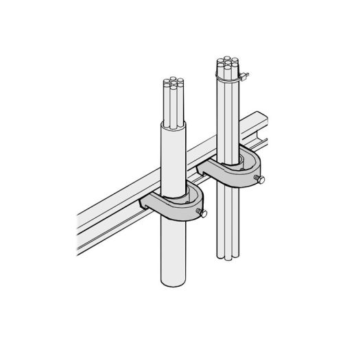 Schroff eurorack - Rack-Kabelführungsring - 48.3 cm (19