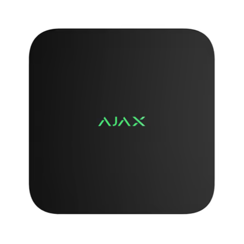 Ajax NVR 8-Kanal Netzwerkvideorekorder in schwarz