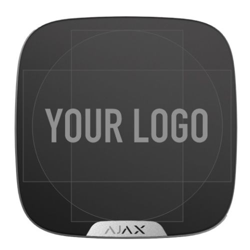 Ajax Frontplatte für Alarmsirene DoubleDeck (schwarz) 10er Pack