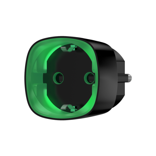 Ajax Socket Kabellose intelligente Steckdose mit Energiemonitor in Farbe schwarz