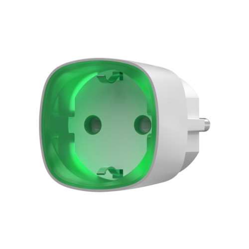Ajax Socket Kabellose intelligente Steckdose mit Energiemonitor in Farbe  weiß