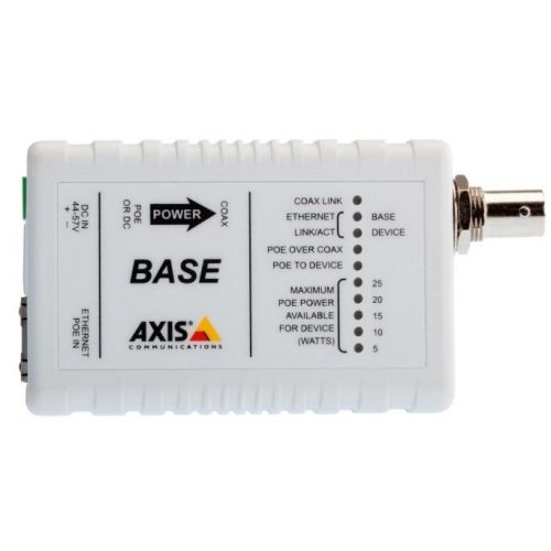 AXIS T8641 POE+ OVER COAX BASE Medienkonverter
