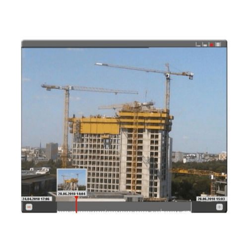 1000Eyes BAUSTELLENDOKU Hosted Video Lizenz