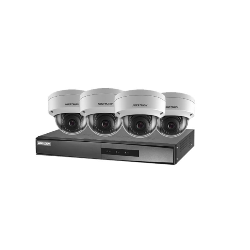 Hikvision DS-J142I/NK42E1H(C) Videoüberwachungsset 4x Dome Kamera 2MP