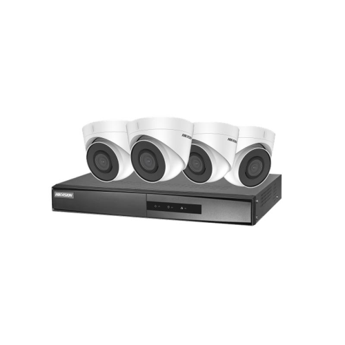 Hikvision DS-J142I/NK42E2H-1T(WD)(C) Videoüberwachungsset 4x Turret Kamera 2MP