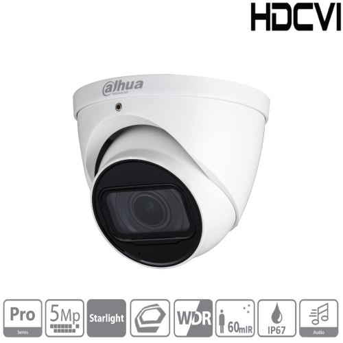Dahua HAC-HDW2501TP-Z-A-S2 (2.7-13.5mm) Turret Kamera HDCVI 5MP