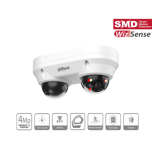 Dahua IPC-HDBW2449FP-AS-E2-IL-0280B (2x 2,8 mm) Dualkamera 4MP