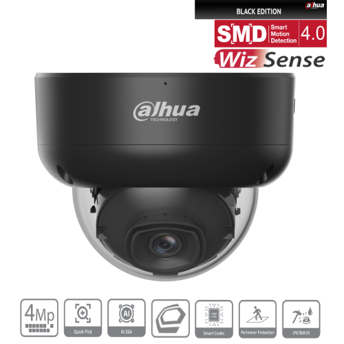 Dahua IPC-HDBW3441RP-ZS-S2-B (2,7 - 13,5 mm) Dome Kamera 4MP schwarz