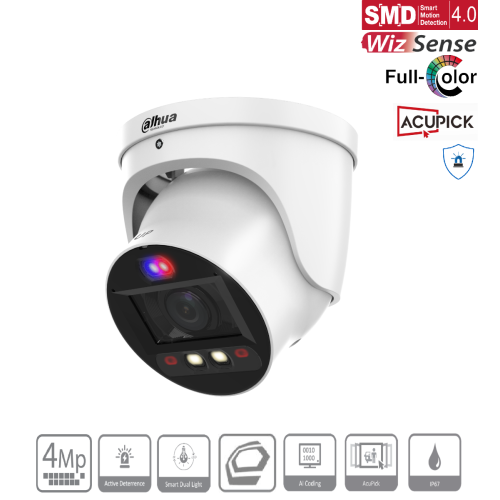 Dahua HDW3849HP-ZAS-PV-27135-S5 (2,7-13,5 mm) Turret Kamera 4K