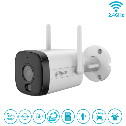 Dahua IPC-HFW1539DTK1P-SW-PV-0280B (2,8 mm) Bullet Kamera 5MP WLAN