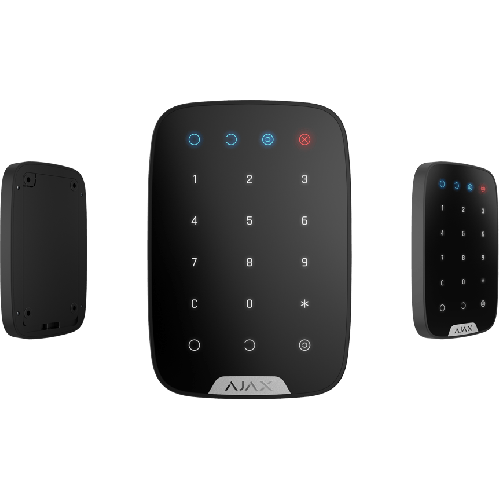 Ajax KeyPad Funk-Bedienteil Touch-Tastatur in Farbe schwarz