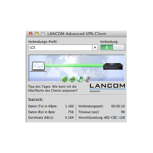 LANCOM Advanced VPN Client - Lizenz - 25 Benutzer - Win - Englisch, Deutsch