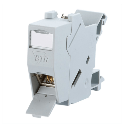 Metz Connect BTR REGplus E-DAT Modul in Tragschienenadapter