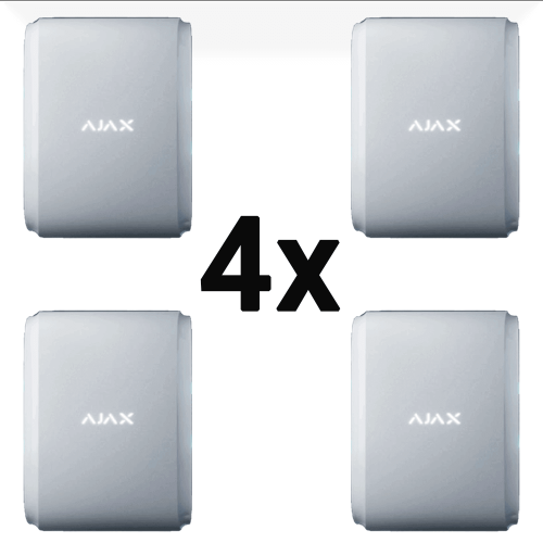 Ajax Alarmanlage Set AJ50 Außenmelder-Ergänzung 4x