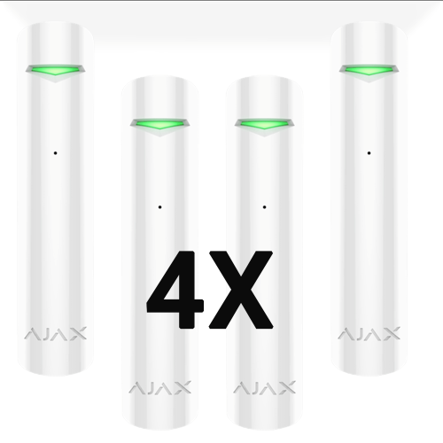 Ajax Alarmanlage Set AJ35-W Melder-Ergänzung 4x