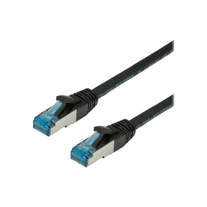 VALUE - Patch-Kabel - RJ-45 (M) bis RJ-45 (M) -  schwarz - 1.5 m - SFTP, PiMF - CAT 6a