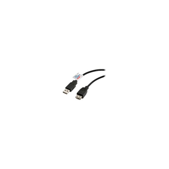 Roline - USB-Verlängerungskabel - USB Type A (M) bis USB Type A (W) - USB 3.0 - 1.8 m - Schwarz