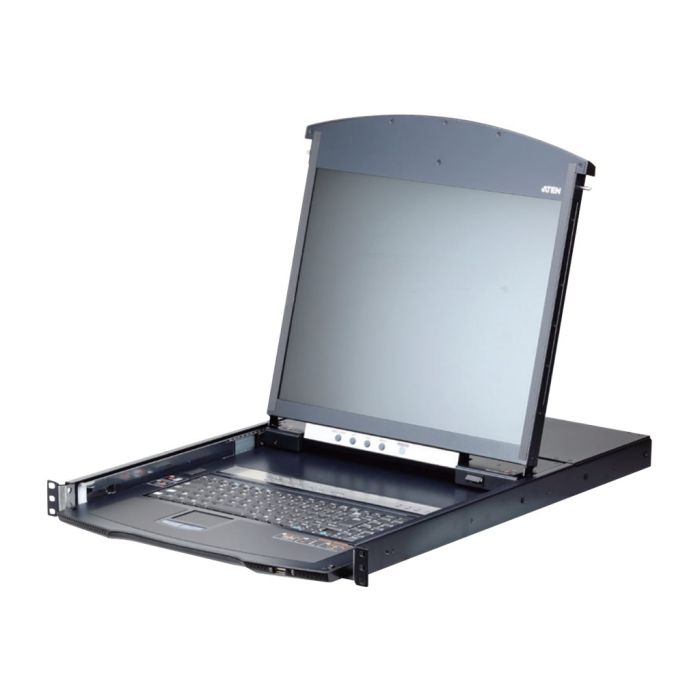 ATEN LCD KVM Switches KL1116VN - KVM-Konsole mit KVM-Switch - 16 Anschlüsse - USB - 48.3 cm (19") - Rack
