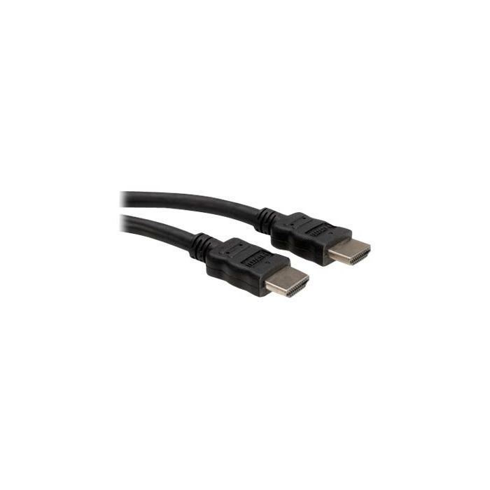 Roline HDMI High Speed Cable with Ethernet - HDMI mit Ethernetkabel - HDMI (M) bis HDMI (M) - 15 m - abgeschirmt - Schwarz