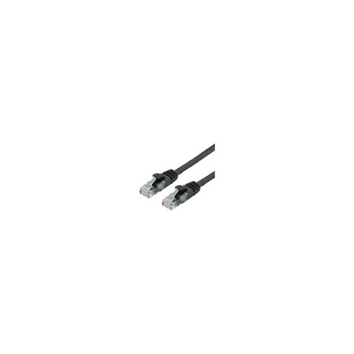 VALUE - Patch-Kabel - RJ-45 (M) bis RJ-45 (M) - schwarz - 1.5 m - UTP - CAT 6a