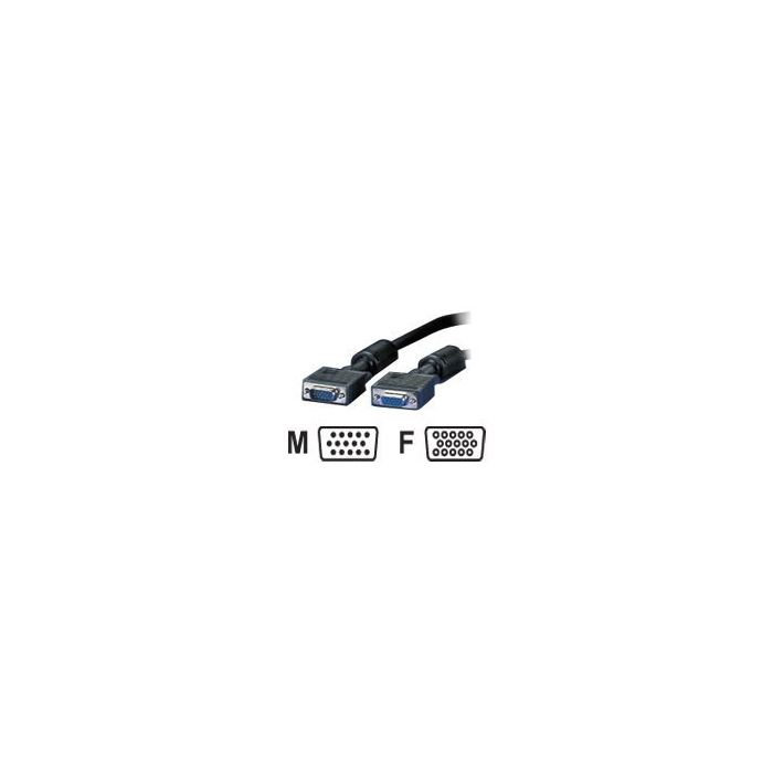 Roline High Quality - VGA-Verlängerungskabel - HD-15 (M) bis HD-15 (W) - 2 m