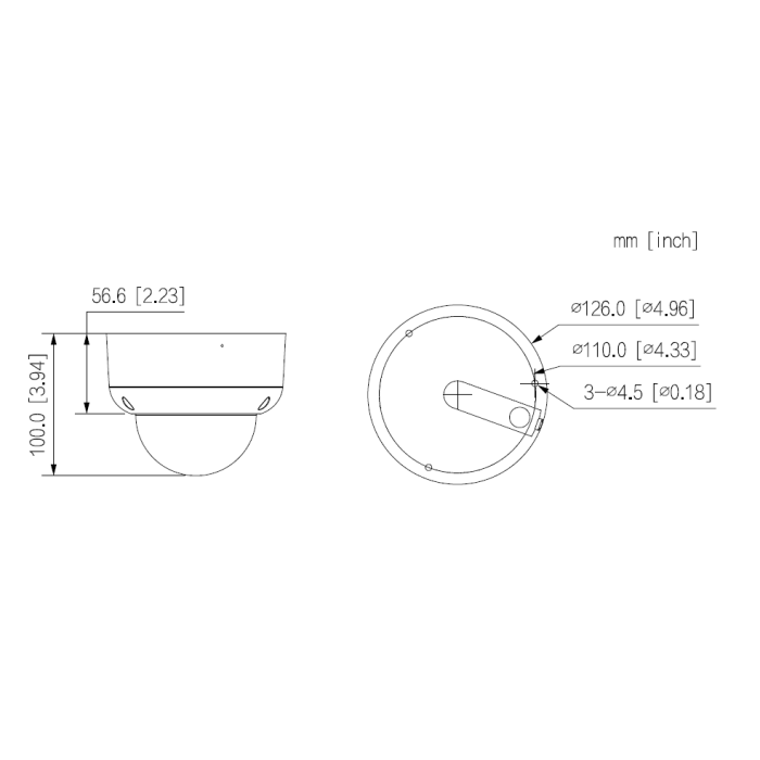Dahua HAC-HDBW1231RAP-Z-A-2712 (2.7mm–12mm) Dome Kamera HDCVI 2MP