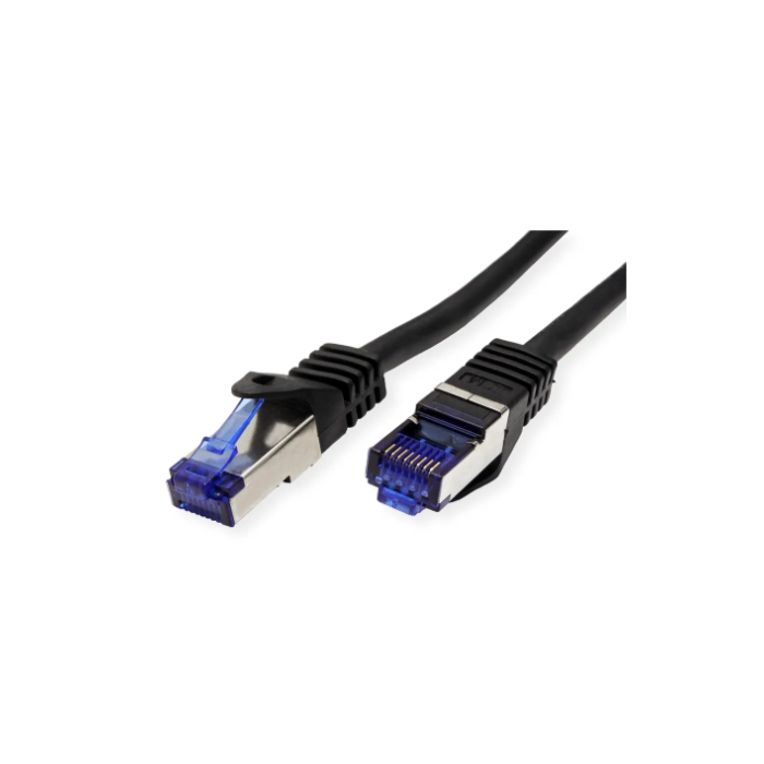 VALUE Outdoor Patchkabel Cat.6A (Class EA) S/FTP (PiMF) schwarz 20m
