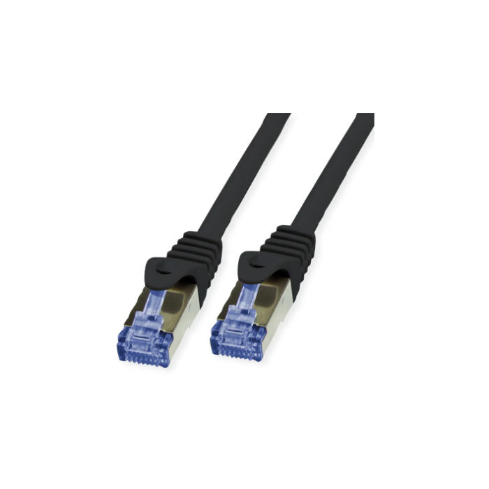 VALUE Outdoor Patchkabel Cat.6A (Class EA) S/FTP (PiMF) schwarz 20m