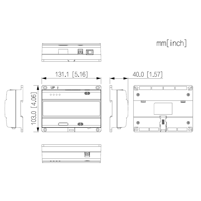 Dahua VTNS1001B-2 2 Draht Switch Intercom